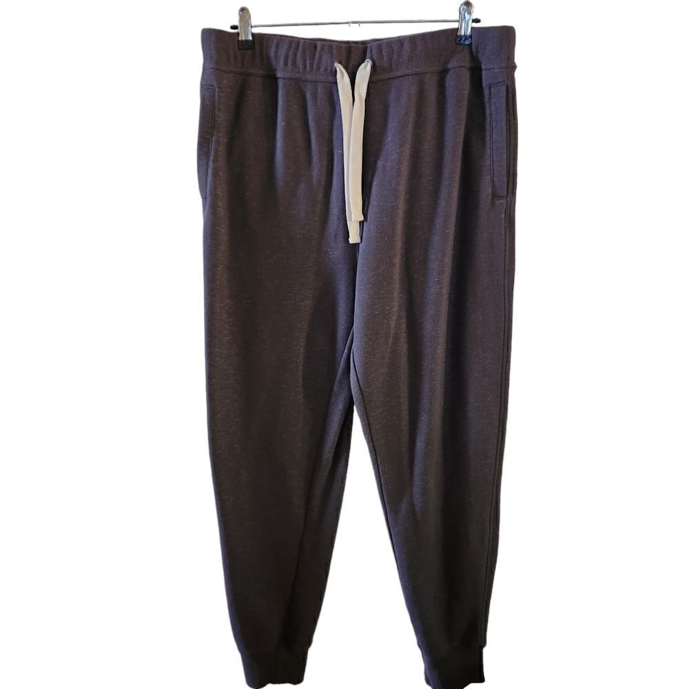 Newport Jogger Womens Gray Sweatpants Pockets Drawstring Waist Large
